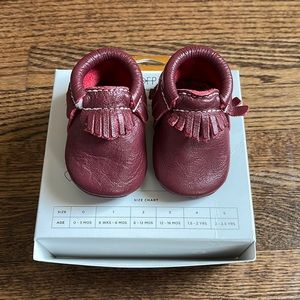 Freshly Pickled Burgundy Moccasins sz. 1